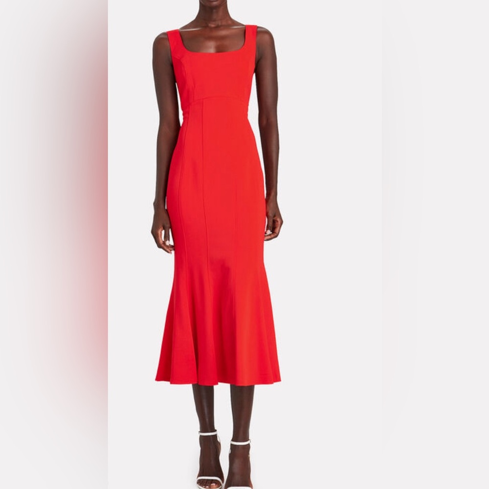 Veronica Beard Gloria Flared Midi Dress size 6